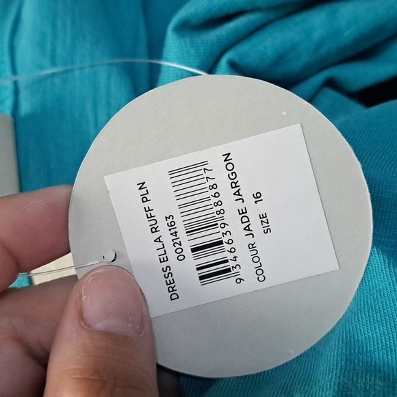 NWT AVENUE ZIM & ZOE MIDI HIGH-LOW BOHO DRESS - Picture 3 of 6